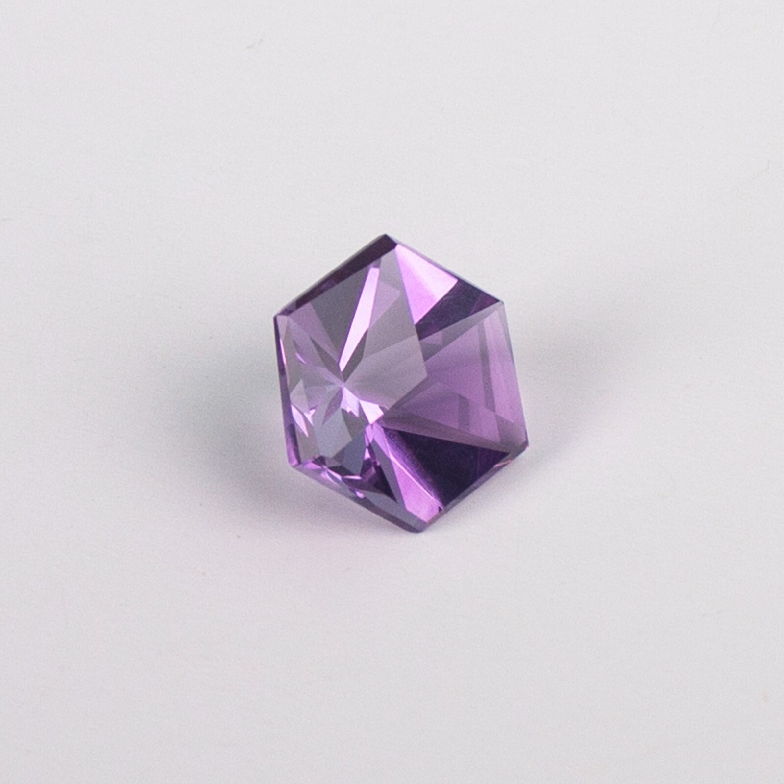 Natural Amethyst 10x10mm Hexagon Fancy Cut, Amethyst Loose Fancy Cut Gemstone