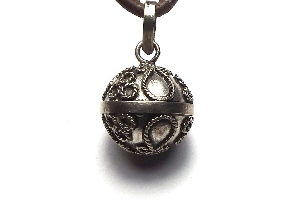 925 BALI Sterling Silver Harmony Ball Bola Pendant Bell Indonesia Choose Style