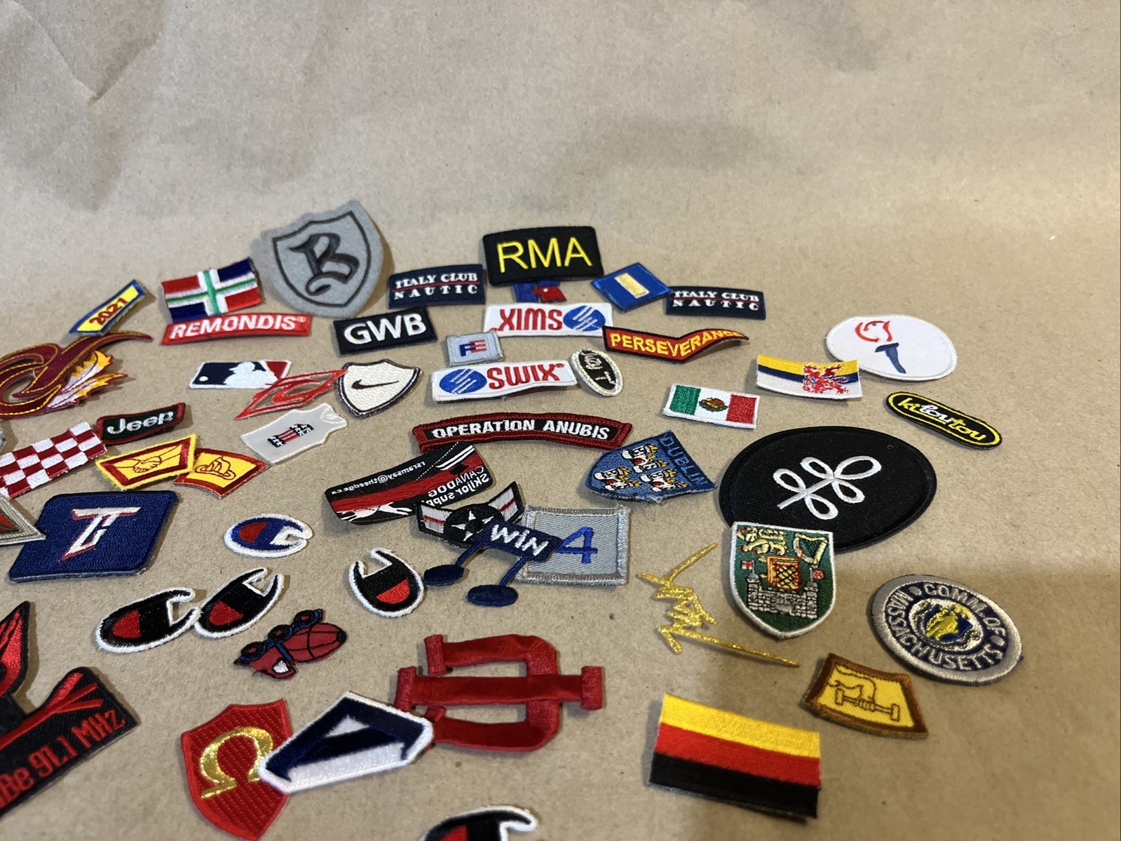 Lot of 15 – Various Brands Countries Sew on Iron on Patches