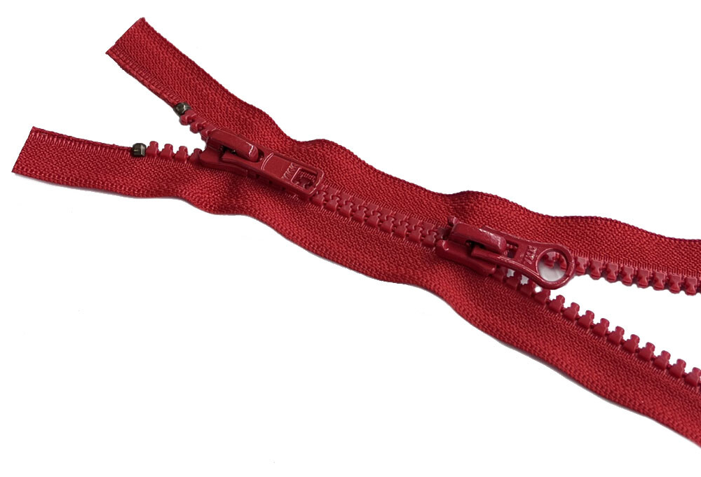 34 Inch YKK #5 VISLON 2-Way Medium Weight Molded Plastic Separating Made in USA