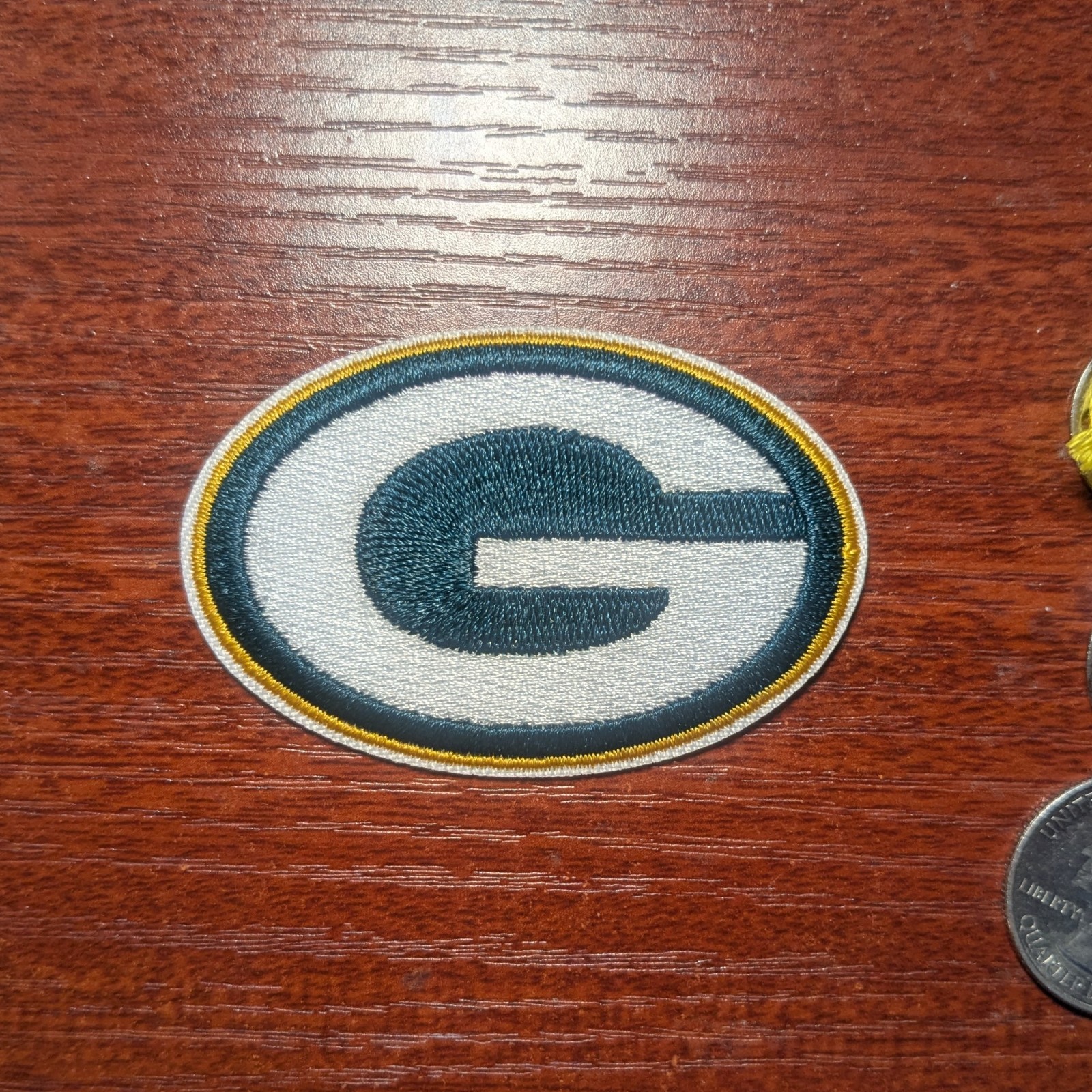 Green Bay Packers Patch Wisconsin NFL Football Embroidered Iron On 1.75×2.75