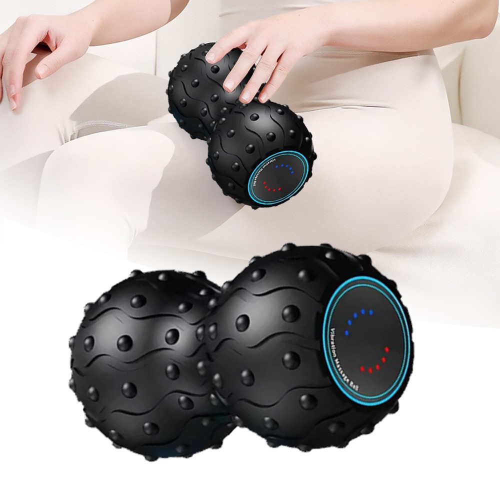 5-Speed Vibrating Massage Ball – Peanut Massager and Vibrating Foam Roll APL