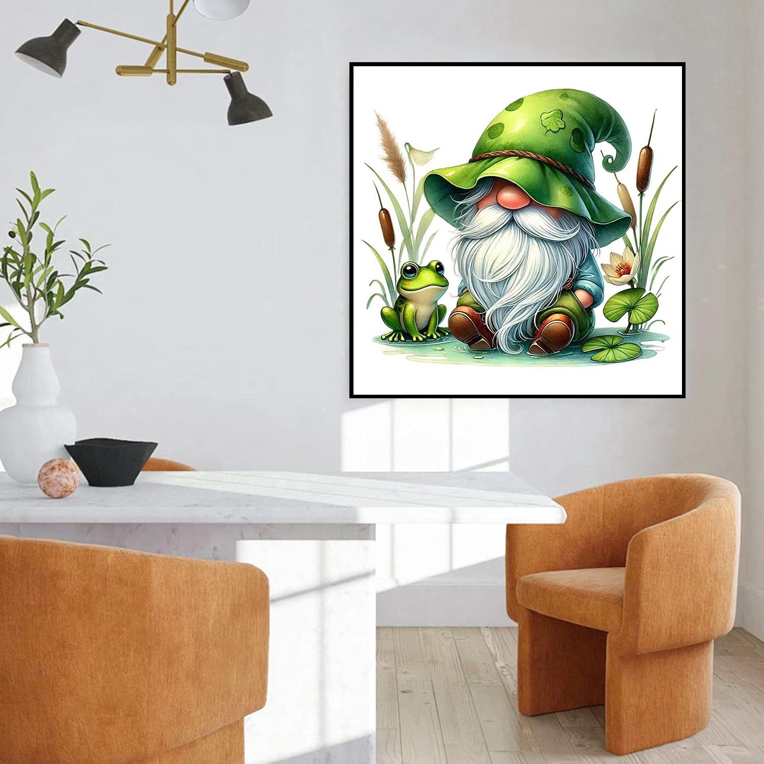 Gnome Diamond Art Kits for Adults, Gnome Diamond Painting Kits for Adults Beginn