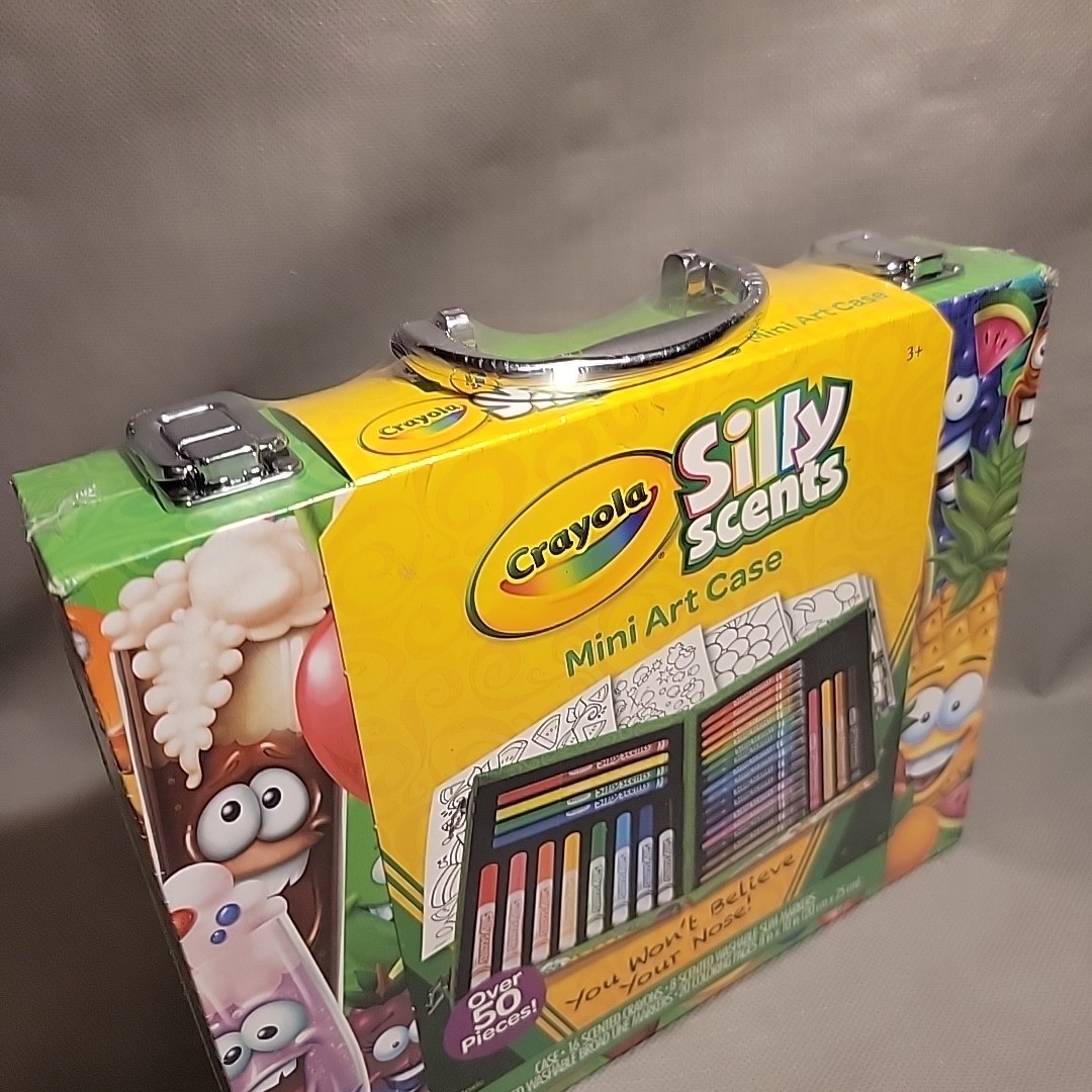 NEW Crayola Silly Scents Sweet Mini Art Case Nontoxic 50+ Pieces 04-0015 SEALED