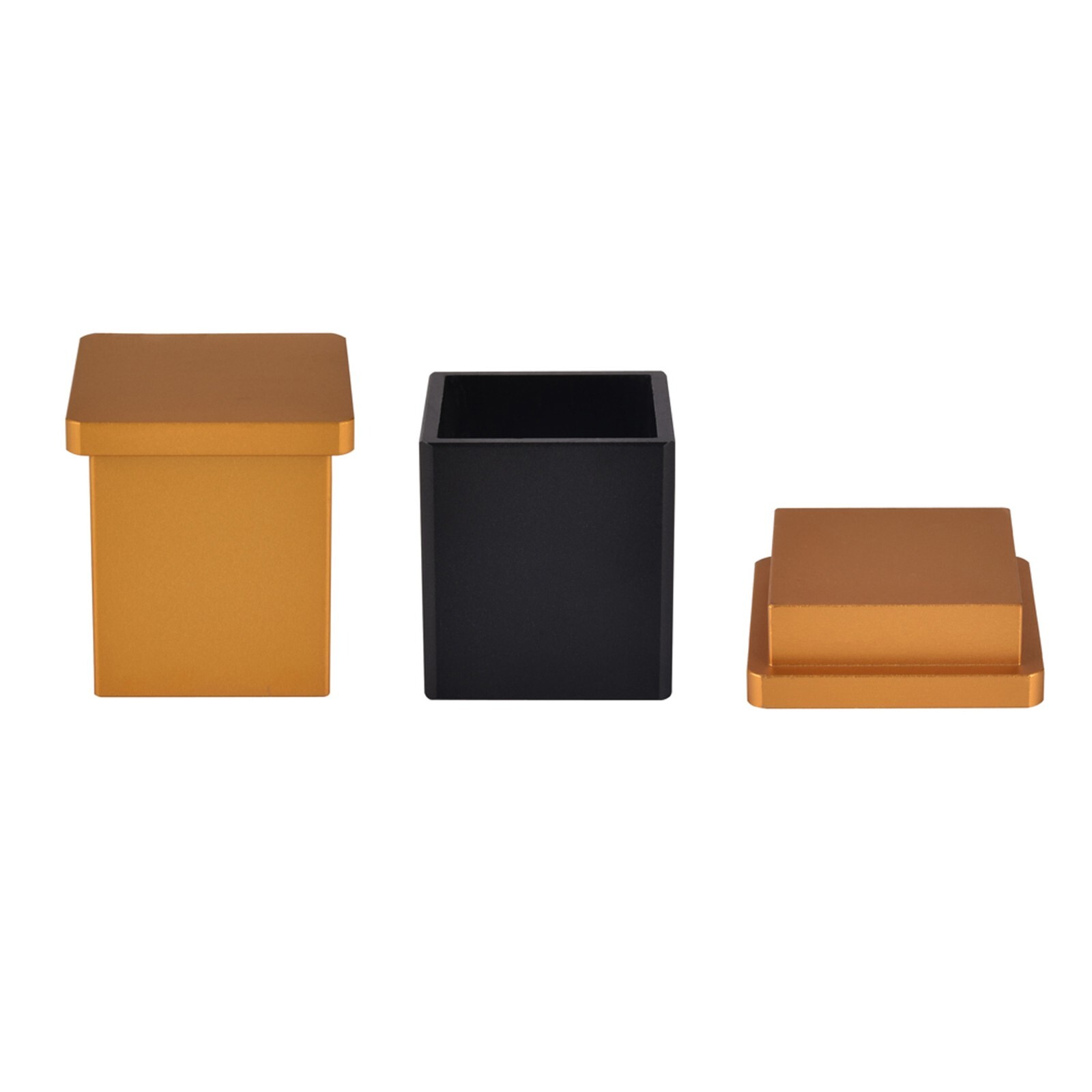1.5″ x 1.5″ Pre-Press Mold in Three Parts, Multipurpose, Food-Grade Aluminum