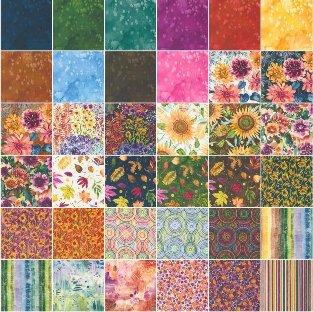 Moda Floribunda Jelly Roll Fabric (40) 2-1/2″ Strips by Create Joy Project