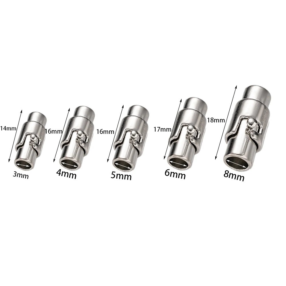 5Pcs Magnetic Clasps Connectors for Bracelet Necklace Leather Cord Closures