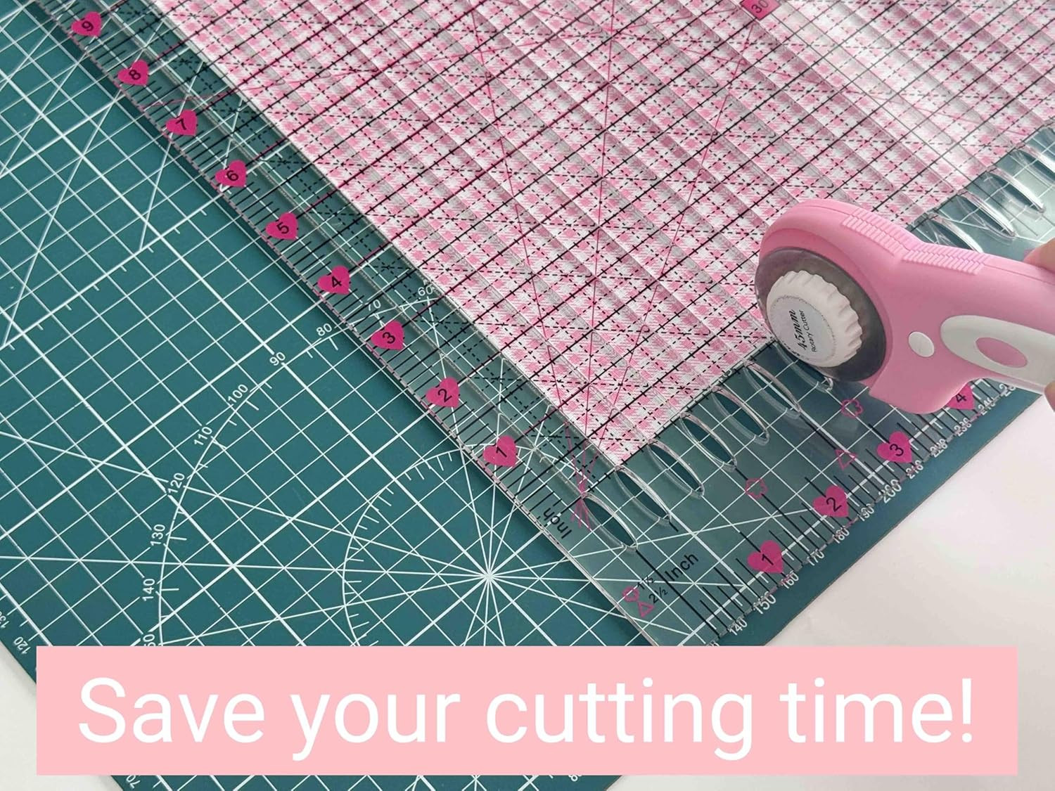 Slotted Quilting Rulers 12.5 X 12.5″ Slotted Rulers Fabric Cutting Ruler Quilt