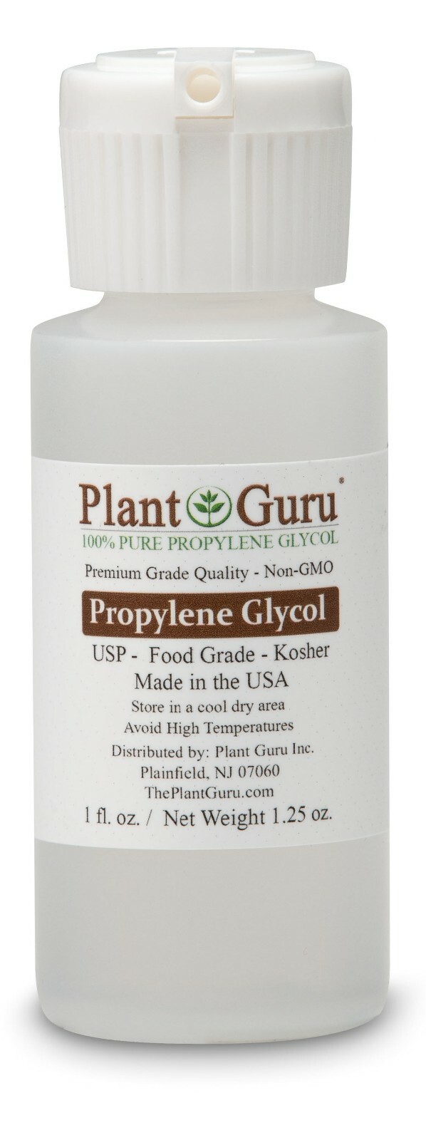 Vegetable Glycerin Propylene Glycol 1 oz Each USP 99.9 % Pure Food Grade VG PG