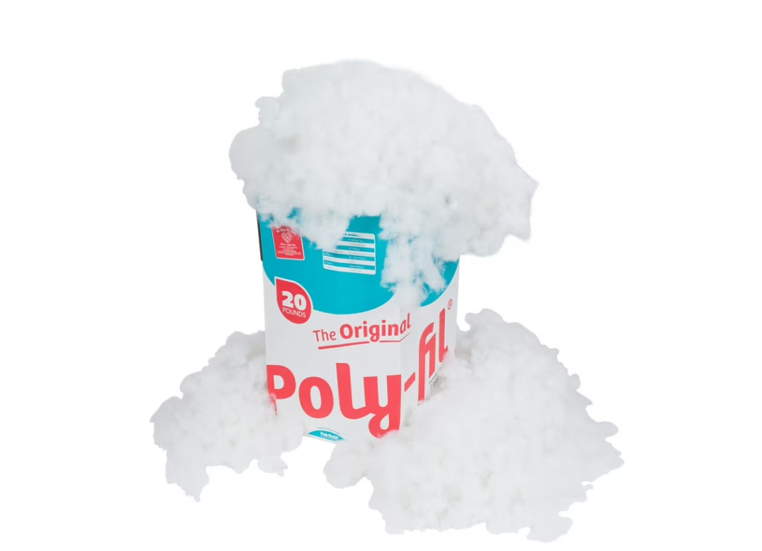 Poly-Fil Polyester Fiberfill Stuffing, 20lb Box, Bulk, by Fairfield
