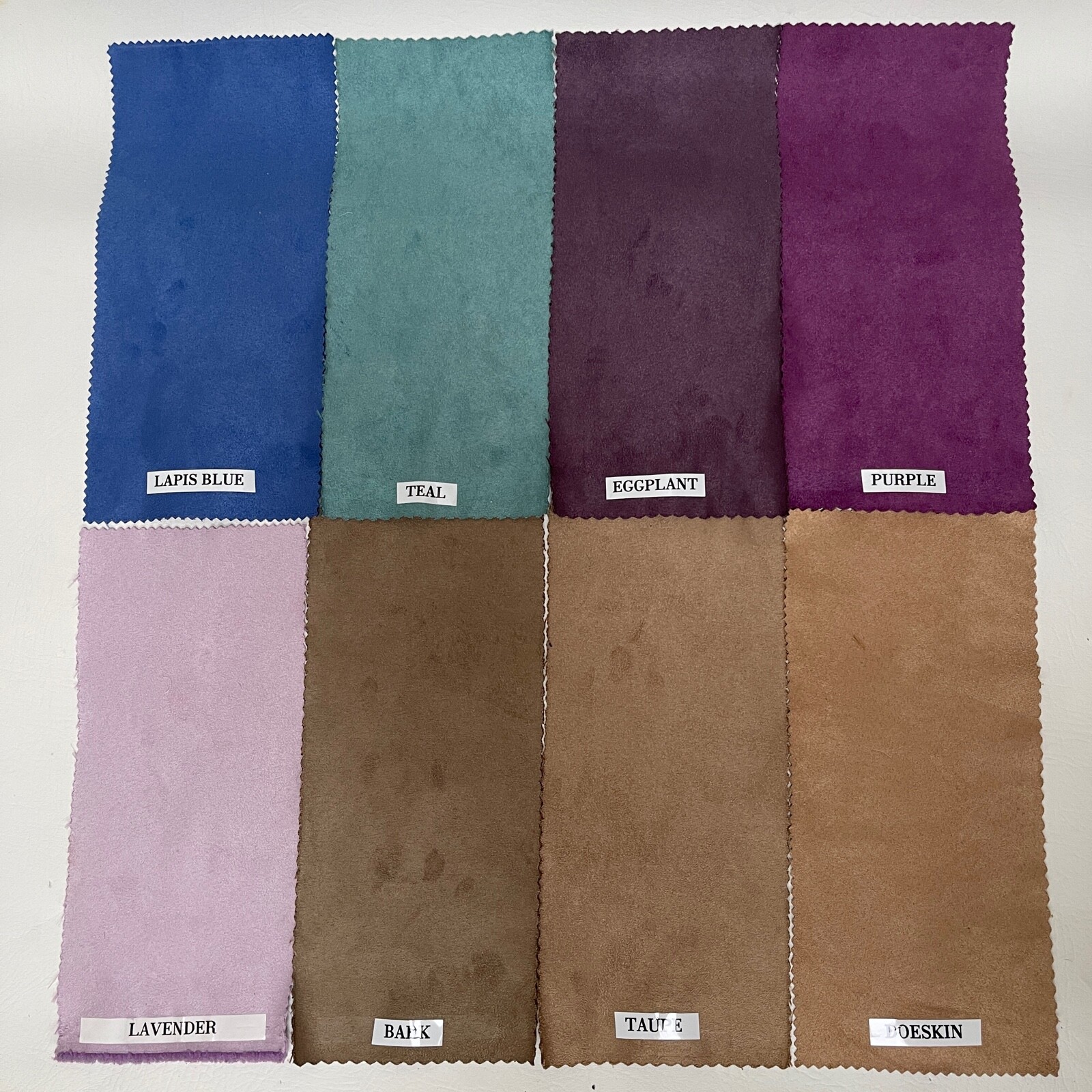 Suede Faux Fabric Upholstery 35 Colors 58″ Wide By the Yards or Sample