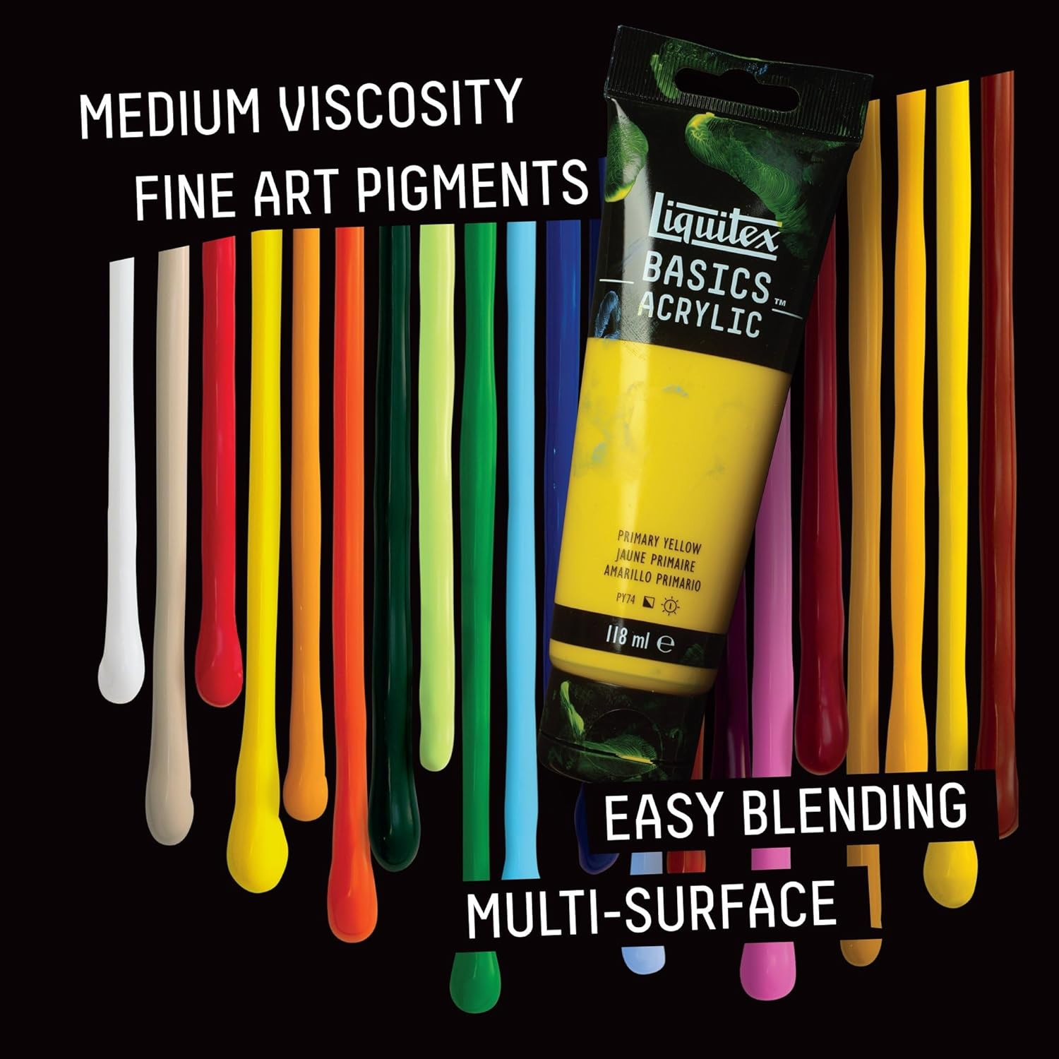 Acrylic Paint Titanium White 4 oz 118ml Artist Paint