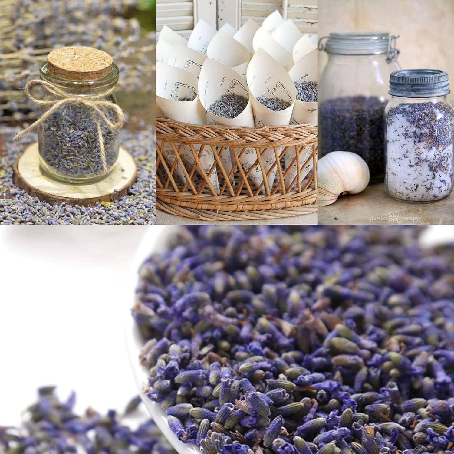 Dried Lavender Flowers, Dry Lavender Buds Bulk for Wedding Toss, Crafts, Sach…