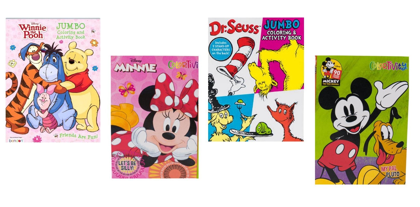 Coloring Books Ages 4-8 for Boys & Girls Assorted Licensed Coloring Book Set