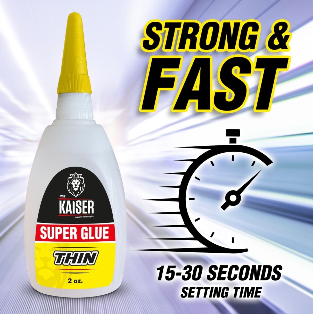 Der Kaiser Thin Cyanoacrylate (CA) Super Glue – 8 oz