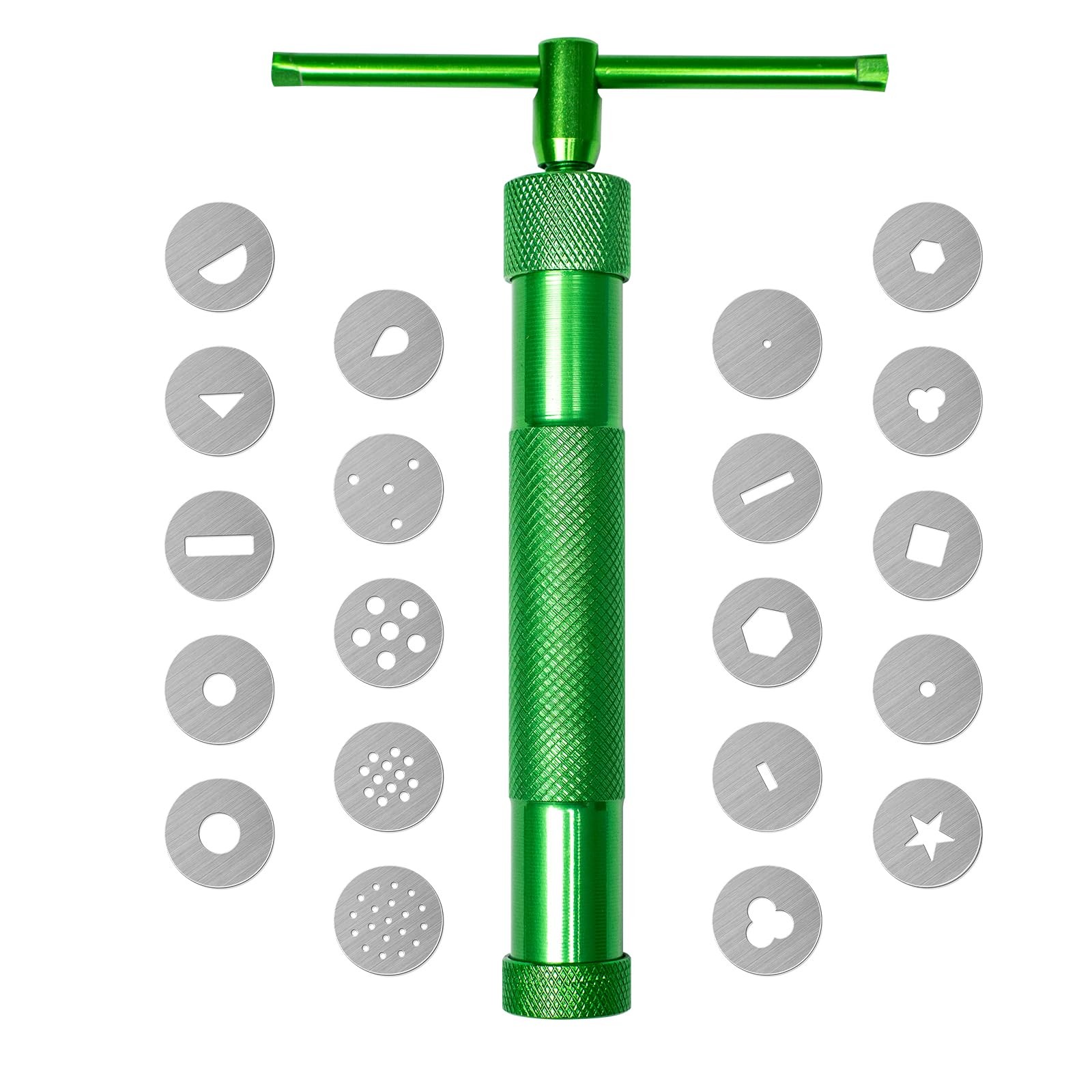 Polymer Clay Tools, Extruder, Sugar Paste Extruder-Green
