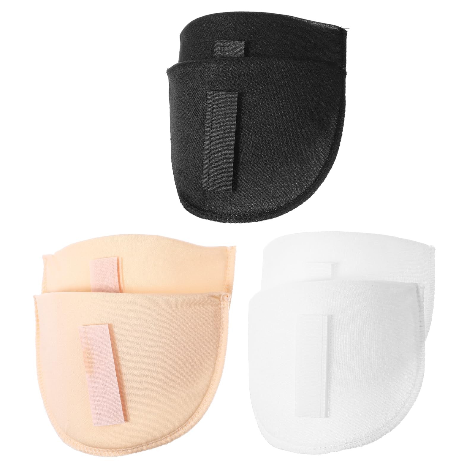3 Pairs Shoulder Pads for Women Clothes Soft Sponge Anti-Slip Detachable Shou…