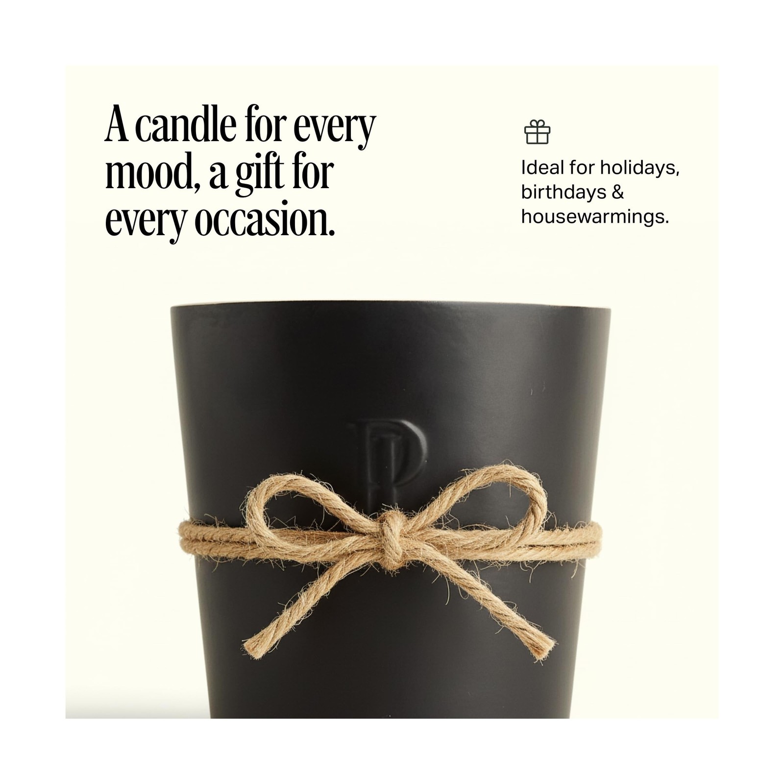 Preston Lane Highrise Extra Large 72oz Scented Candle – 4-Wick Non-Toxic S