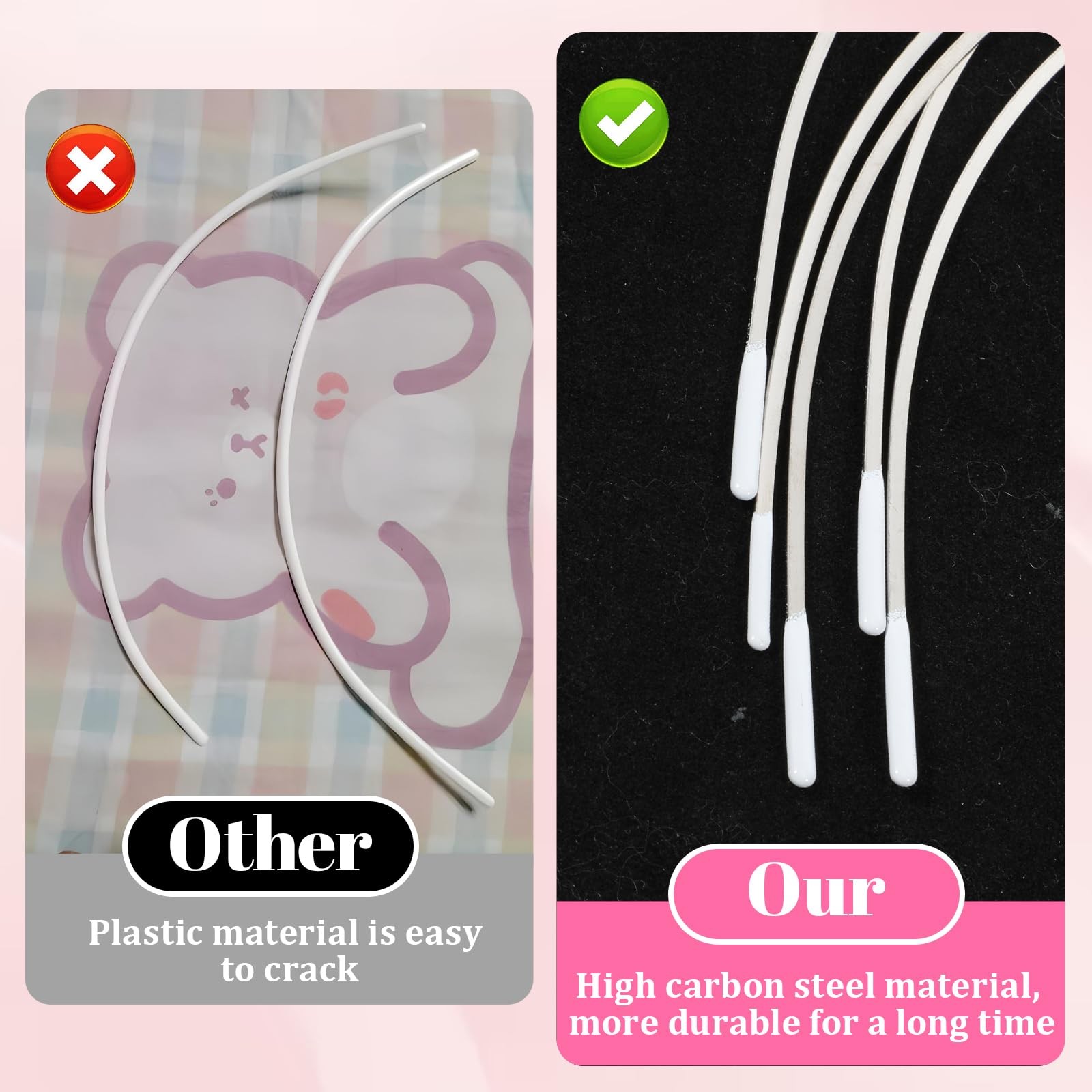 12Pairs Underwire Carbon Steel Bra Underwire Replacement Metal Bra Wire Bras …