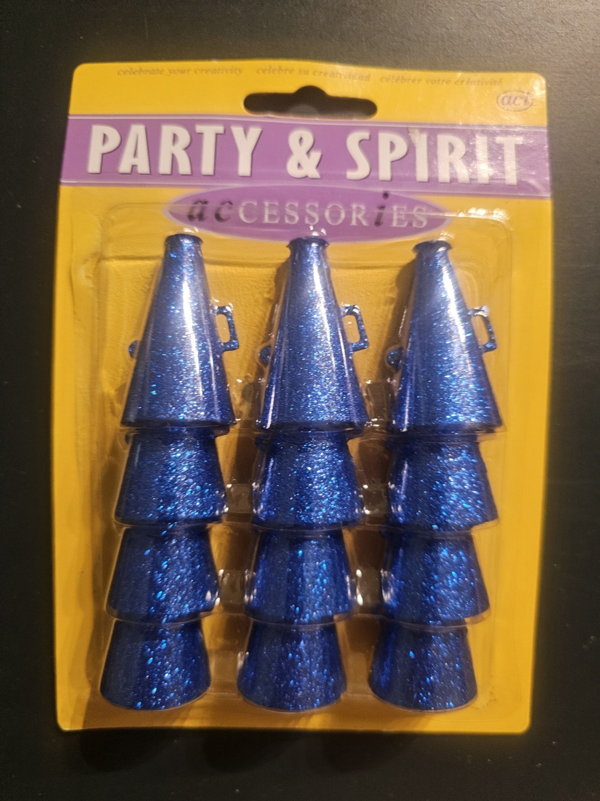 Mixed Lot HOMECOMING MUM ROYAL BLUE Supplies Charms Ribbon Garland (New&Sealed)