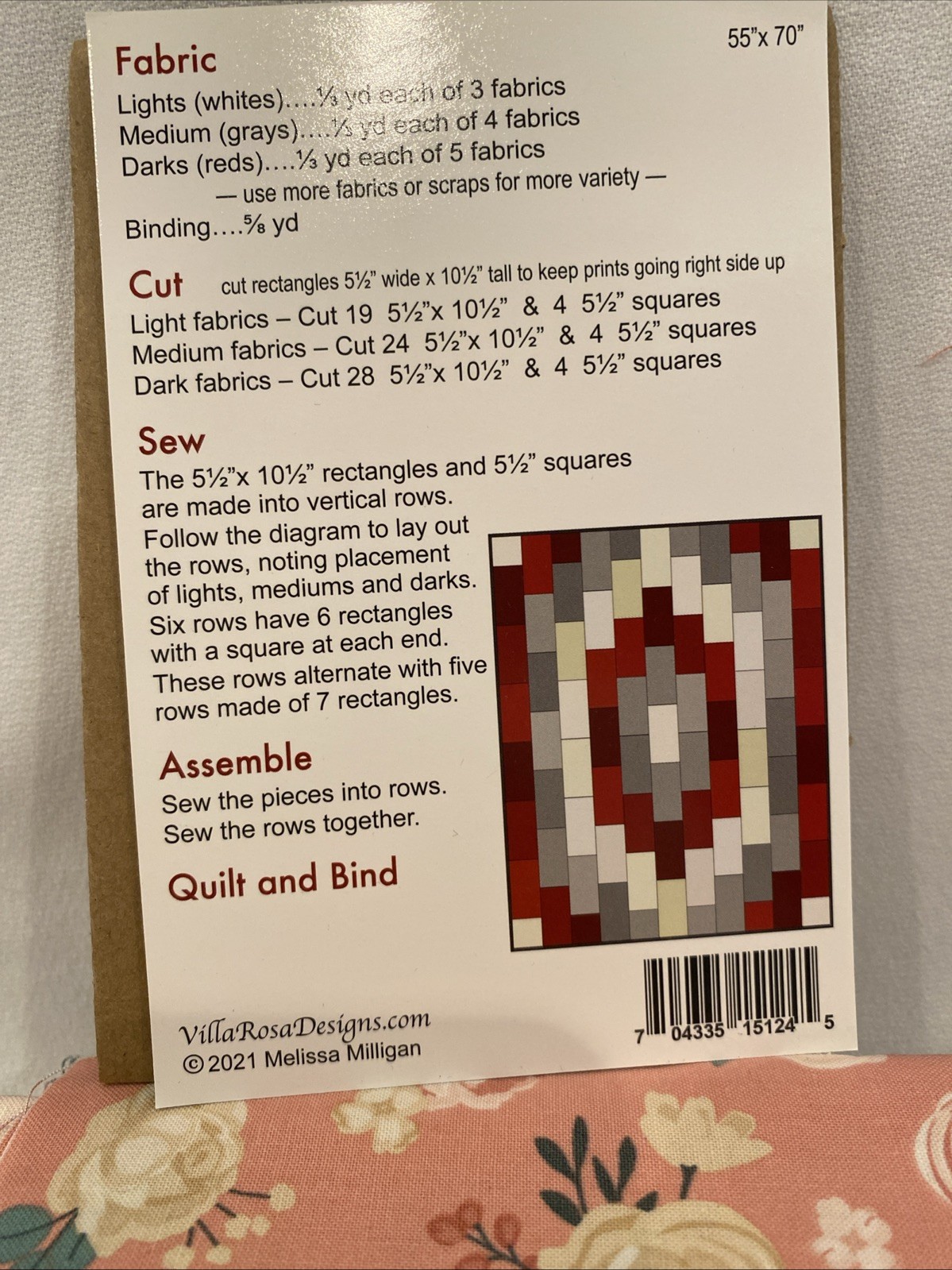 Villa Rosa Designs Yesterday Quilt Kit NEW