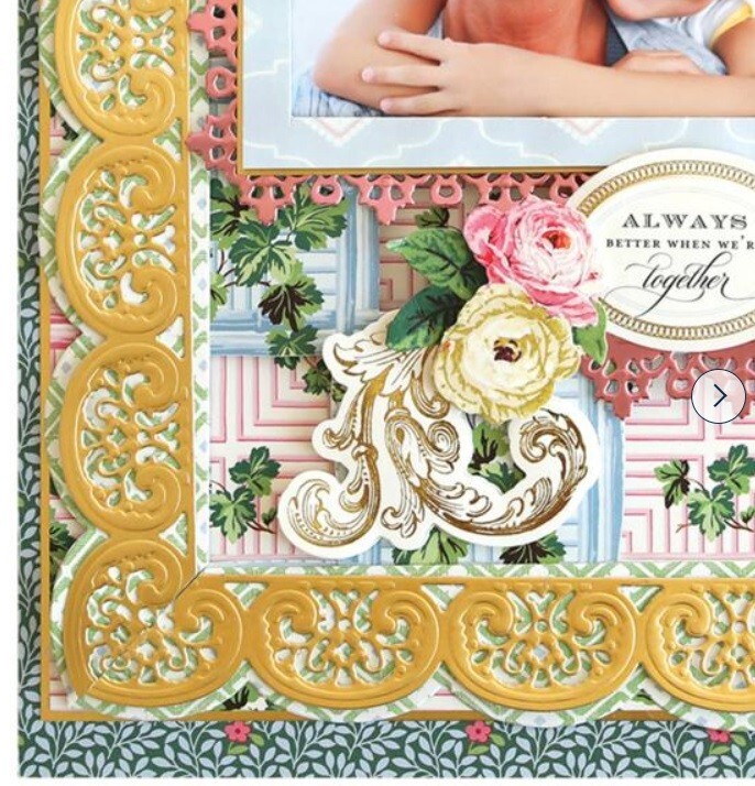 Anna Griffin Crop At Home #3 Border Dies, 12pcs 836015 Cardmaking