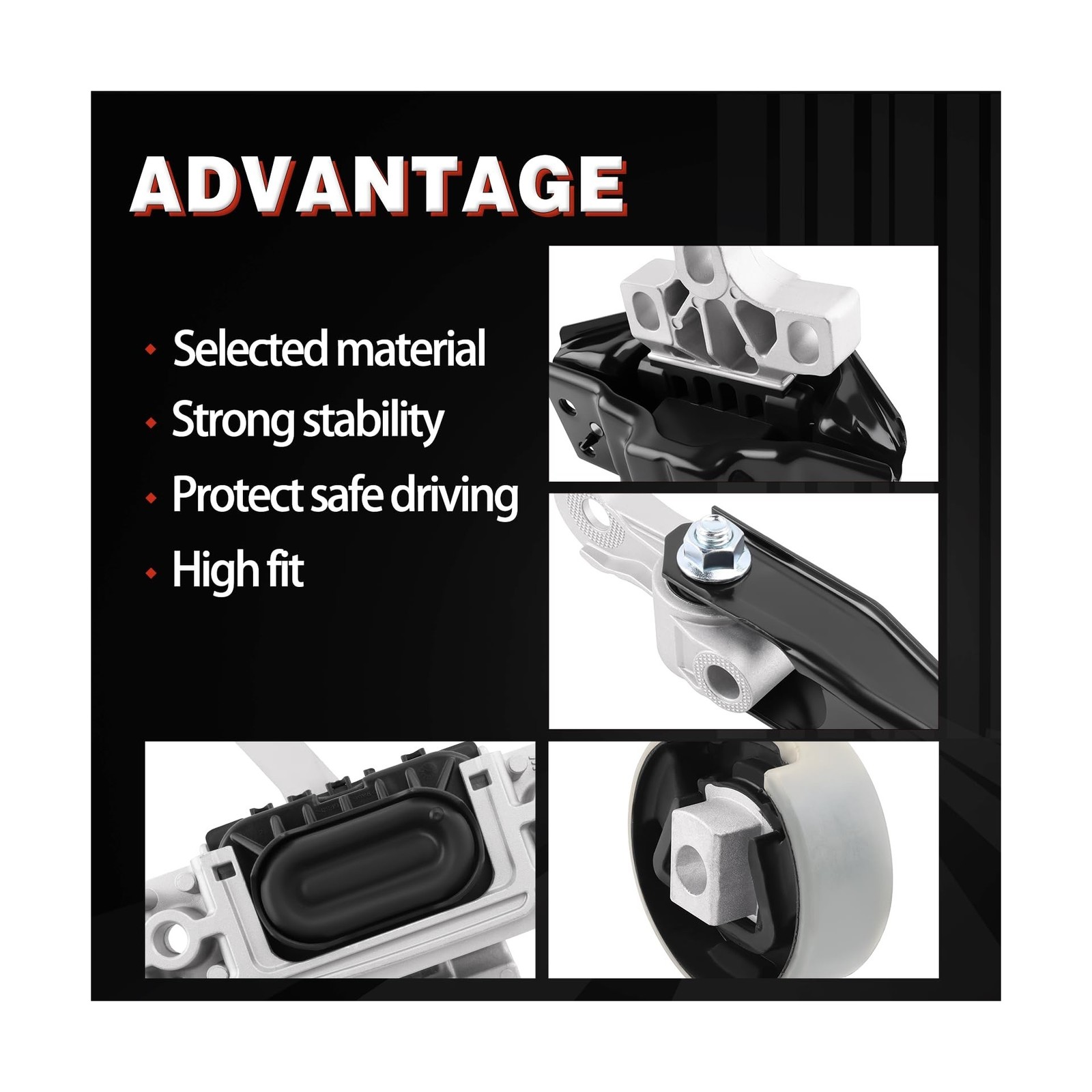 5PCS Engine Mounts & Automatic Trans. Mount Compatible with 2018-2023 Volkswa…