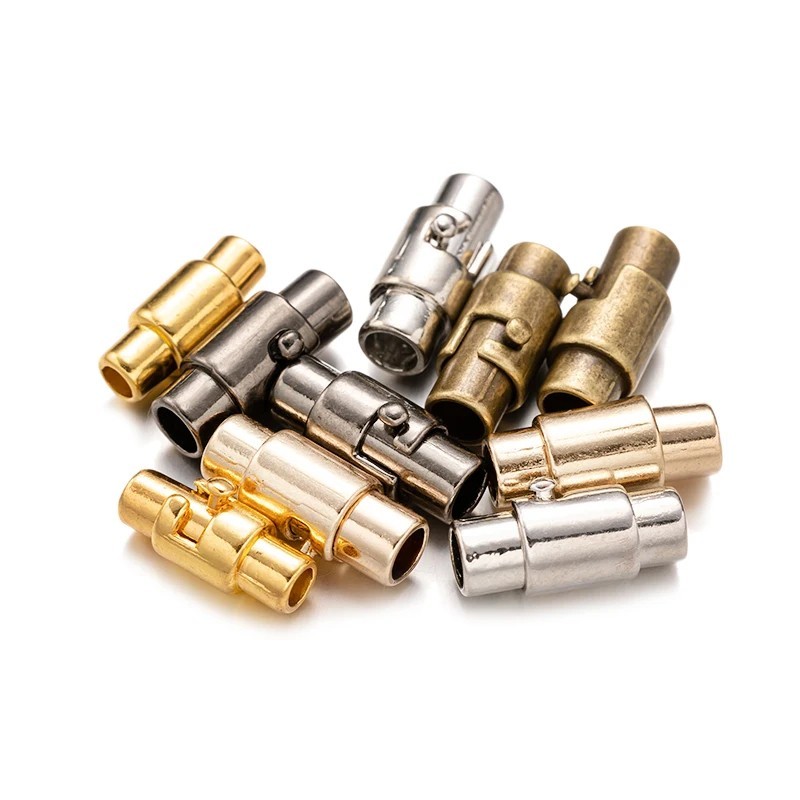5Pcs Magnetic Clasps Connectors for Bracelet Necklace Leather Cord Closures