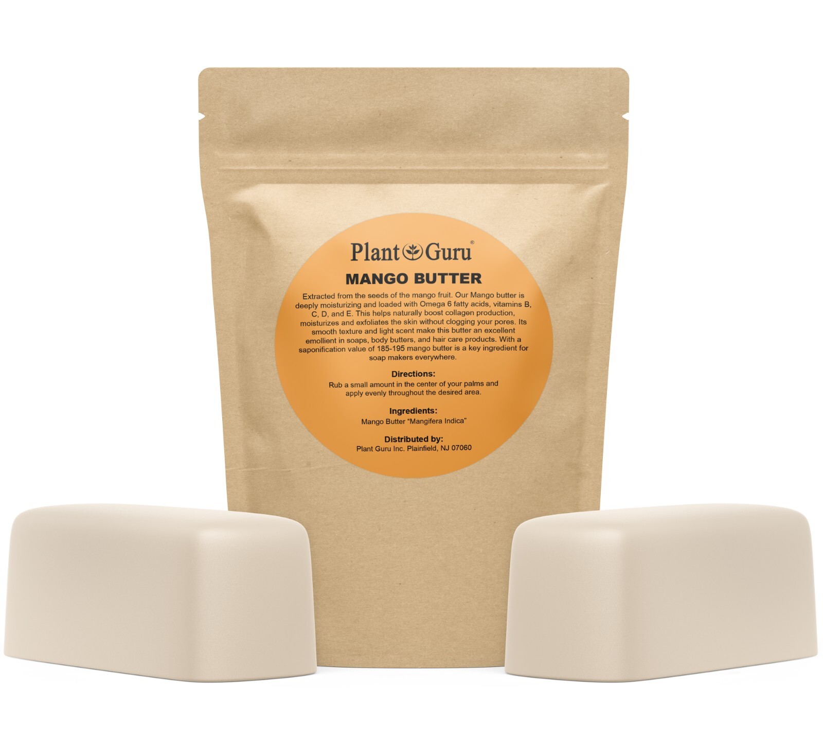 Raw African Shea, Cocoa, Kokum, Mango Butter 100% Pure Organic Unrefined Bulk
