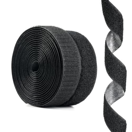 3M Hook and Loop Tape with Adhesive, Heavy Duty Self Sticky Interlocking Tape, S