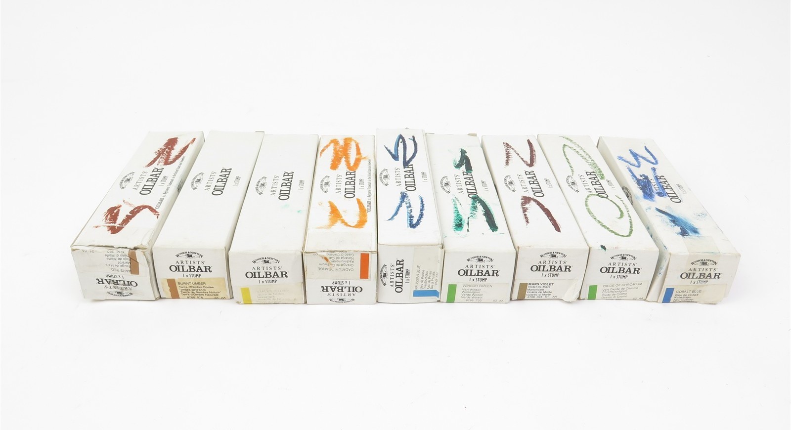 Winsor & Newton Pre-owned XL Artists’ OILBAR Stumps 165ml 9 Colors