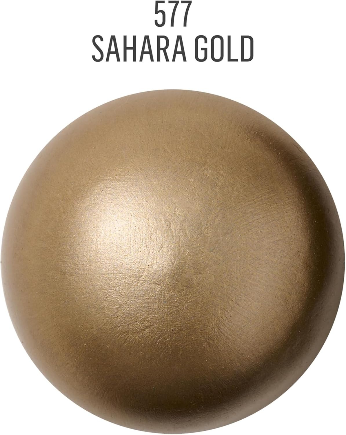 Non-Toxic 2 oz Metallic Acrylic Paint in Brilliant Sahara Gold for DIY Projects