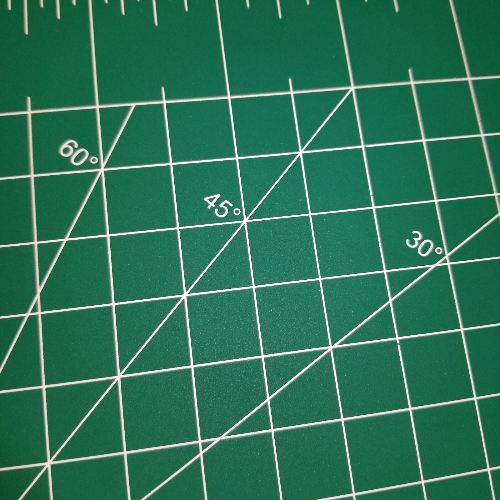 Cutting Mat 8″ X 6″, 30-60-90 Degrees, Green New