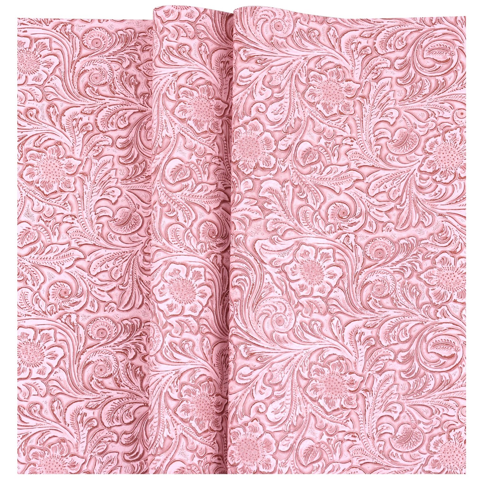 Solid Color Embossed Faux Leather Sheets 12 “x53” (30cm x 135cm) Embossed Tex…