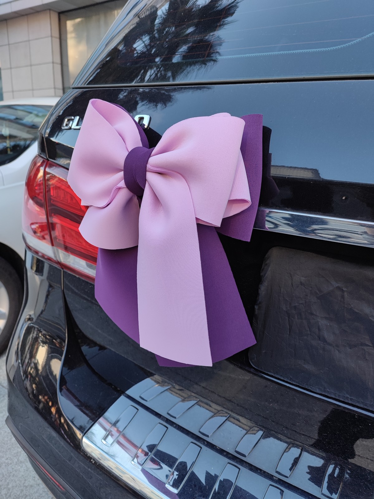 14-15 inchRemovable bow tie car rear trunk extra large car exterior decoration