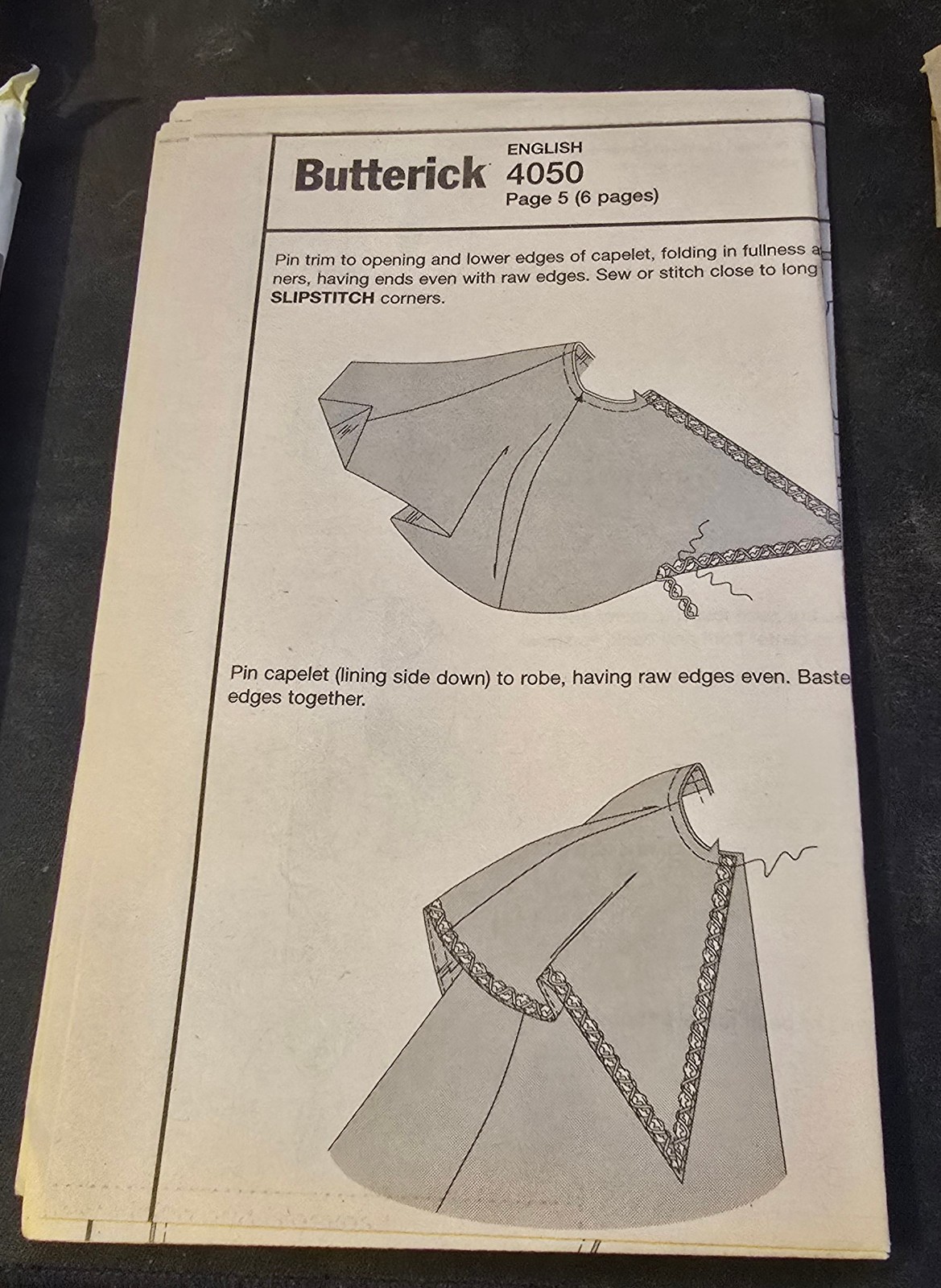 Butterick BP417 Costume Sewing Pattern Unisex Hooded Robes Cloak Uncut Size XS-M