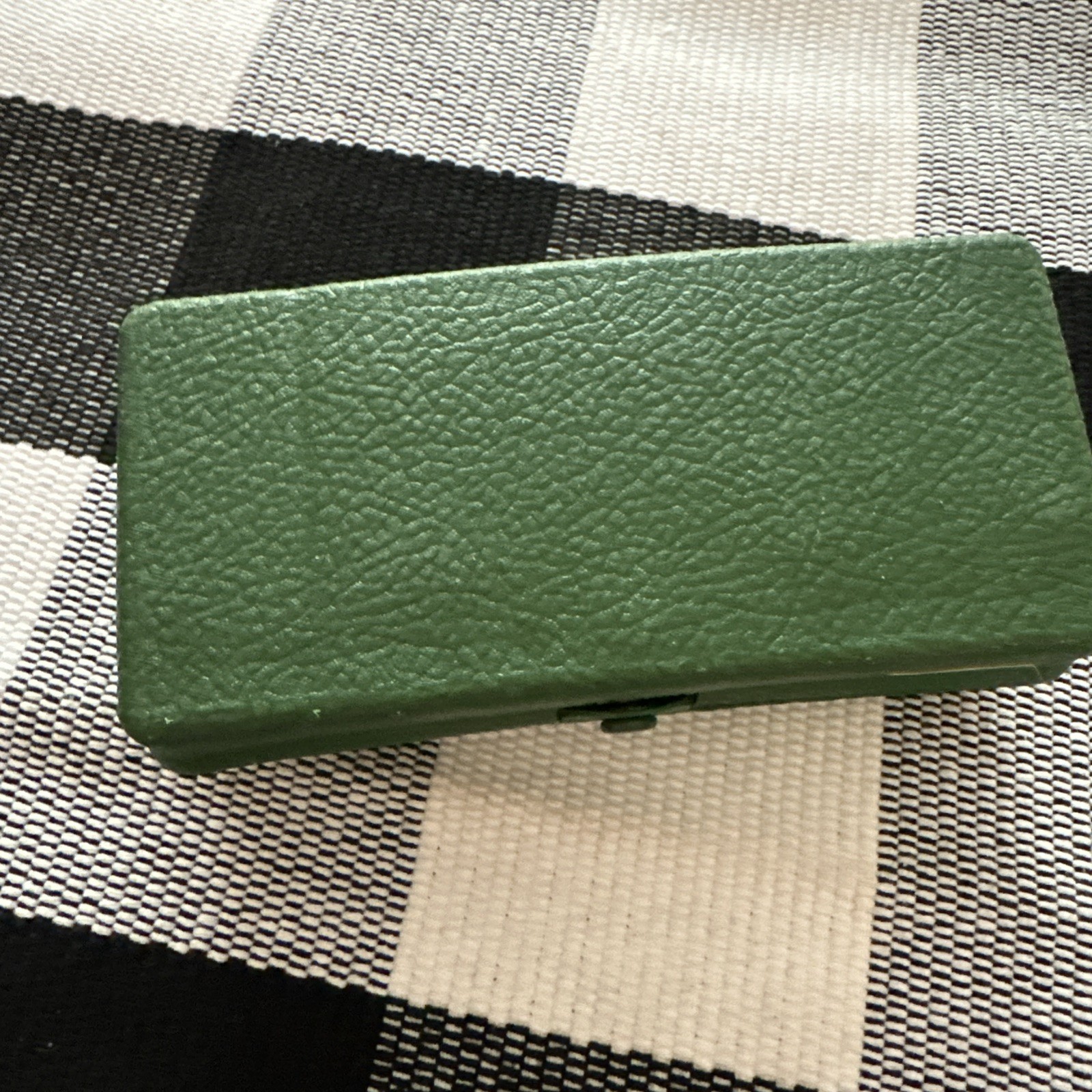 Vintage Singer Buttonholer Green Plastic Replacement Box Only SKU S0420
