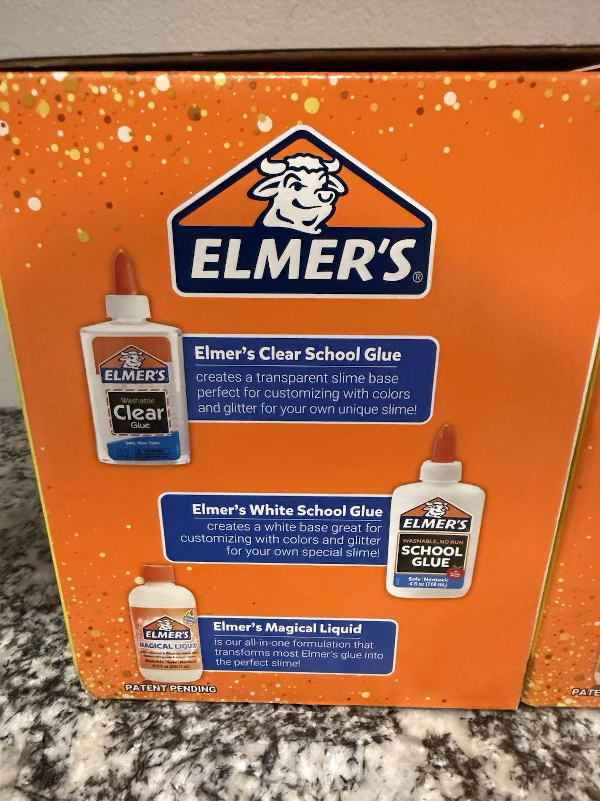 Elmer’s Glue Ultimate Slime Kit 10 Piece Washable Glitter Colors Glow – 2 Boxes!