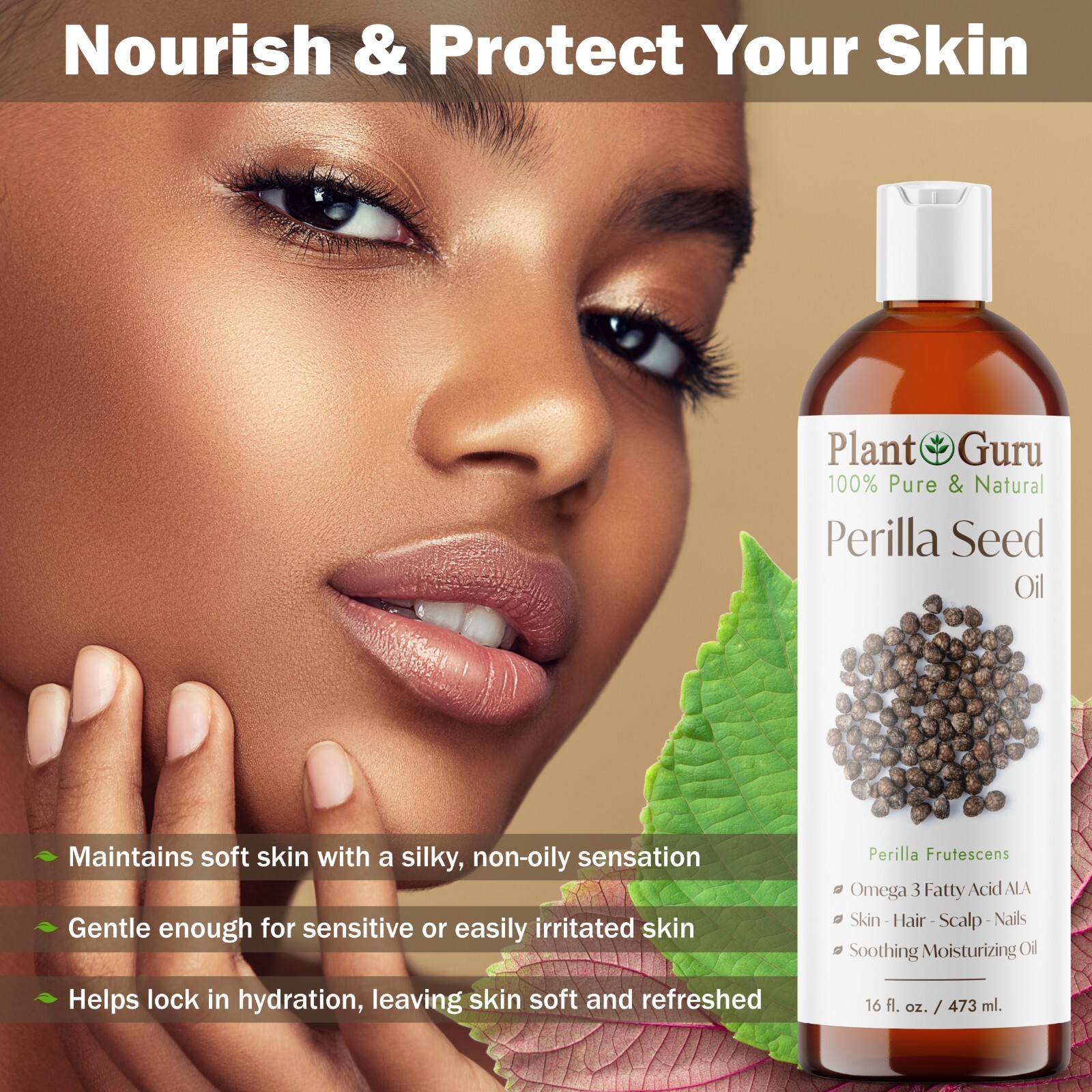 Perilla Seed Oil Cold Pressed 100% Pure Natural Carrier