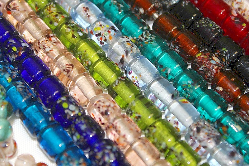 10×10 mm *Lamp Work* High Quality Glass Tube-Many Color-Pack of 70 or 140 beads