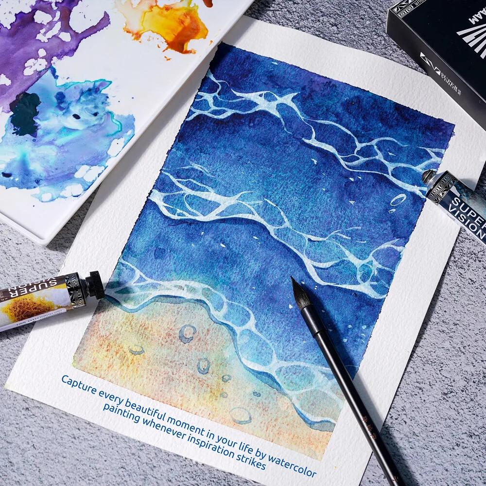 Super Vision Layered Watercolor Pigment Master-level WaterColor Paint 15ml Tubes