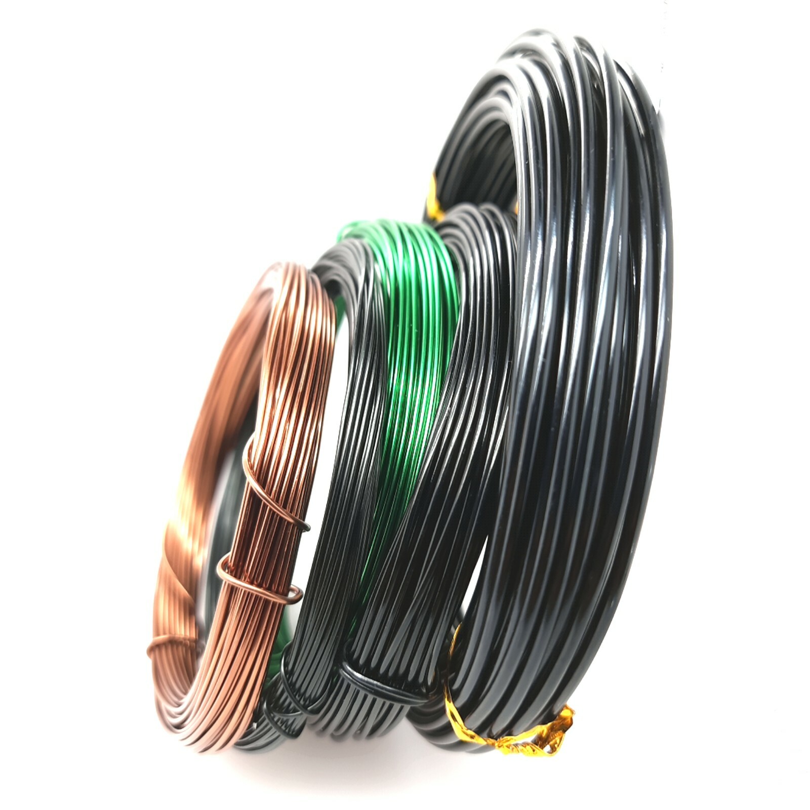 Bonsai Wire for Bonsai Tree Aluminum Wire 5 Rolls 4 Sizes 0.8, 1.0, 1.2, 2.0mm