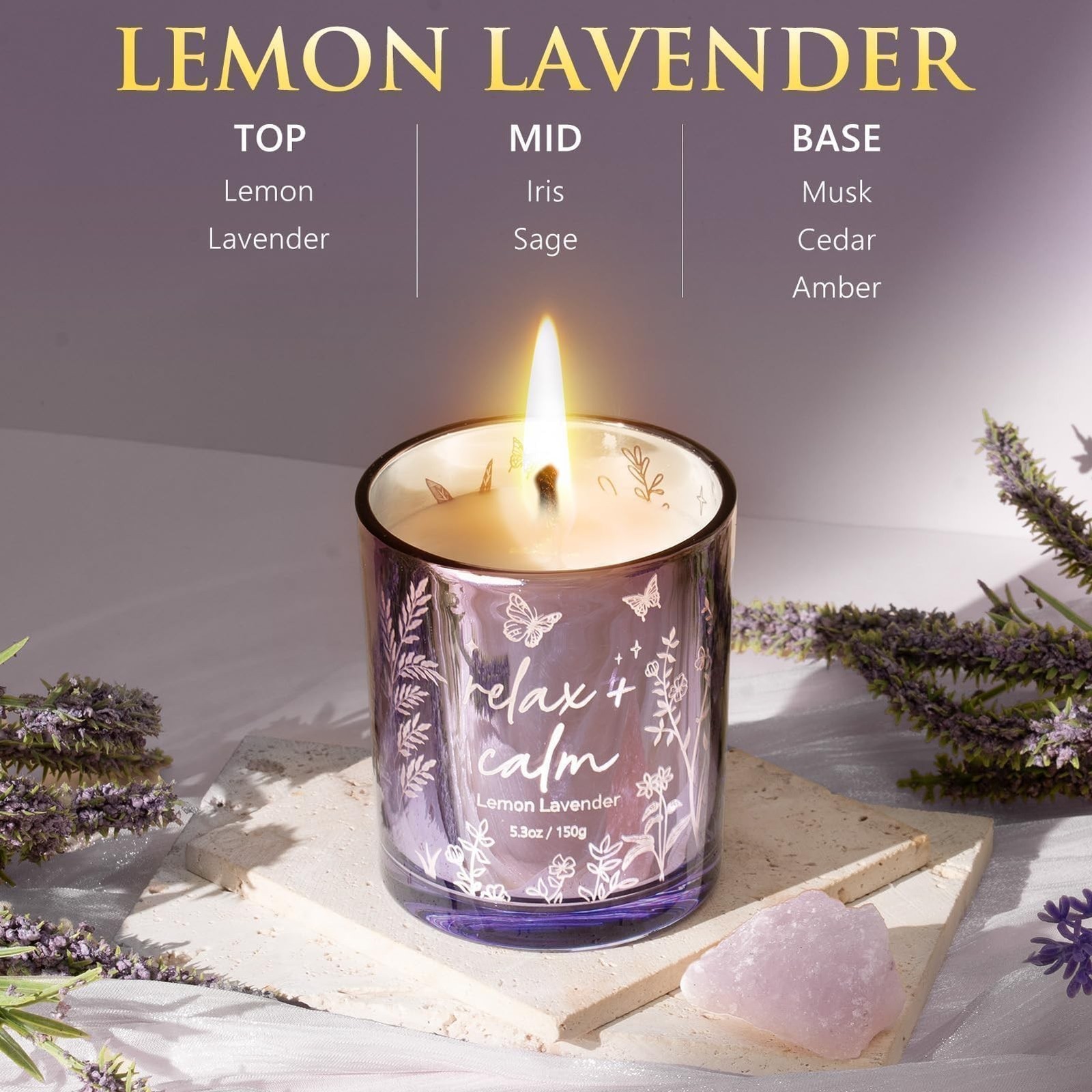 Candles for Women, 3 Pack Soy Wax Candle Gift Sets for Home Scented | Holiday…