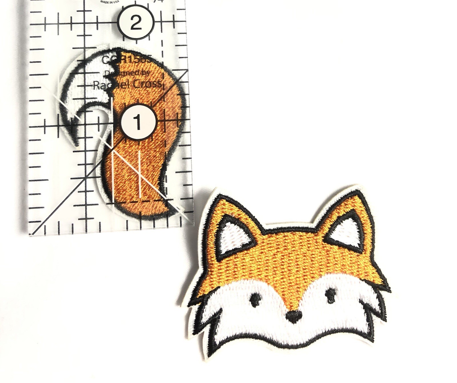 100 PACK Retro Pop Cool Little Things Fox Patch Sew or Stick Embroidered