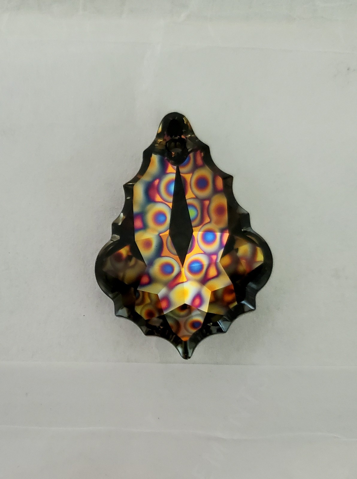 Swarovski 38mm Baroque Pendant Peacock Eye 6090 6091 Large (1pc)
