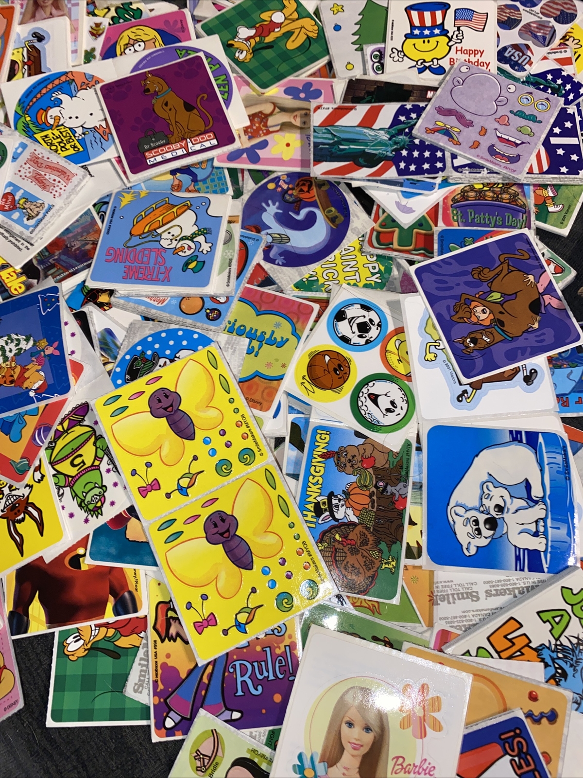 Vtg/Modern Sticker Club Doctor Office Stickers Random Surprise Lot Happy Mail