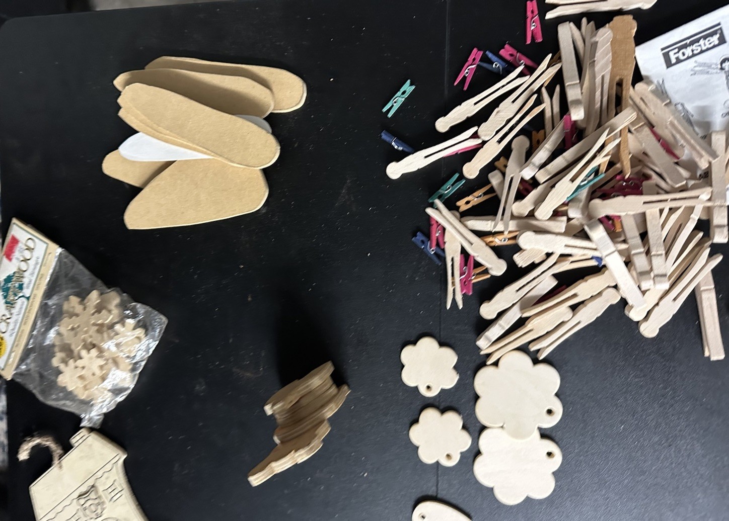 Lot Of Vintage Solid Wood Working Shapes/tags/etc All Sizes/occasions 170+ Craft
