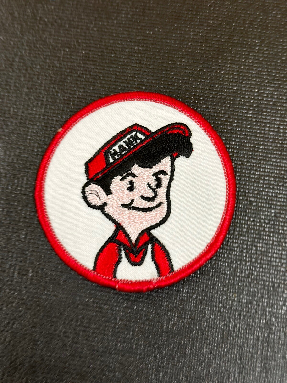 Vintage Hardware Hank Circle 3″ 1970s Patch New-old Stock Rare Jacket Hat Coat