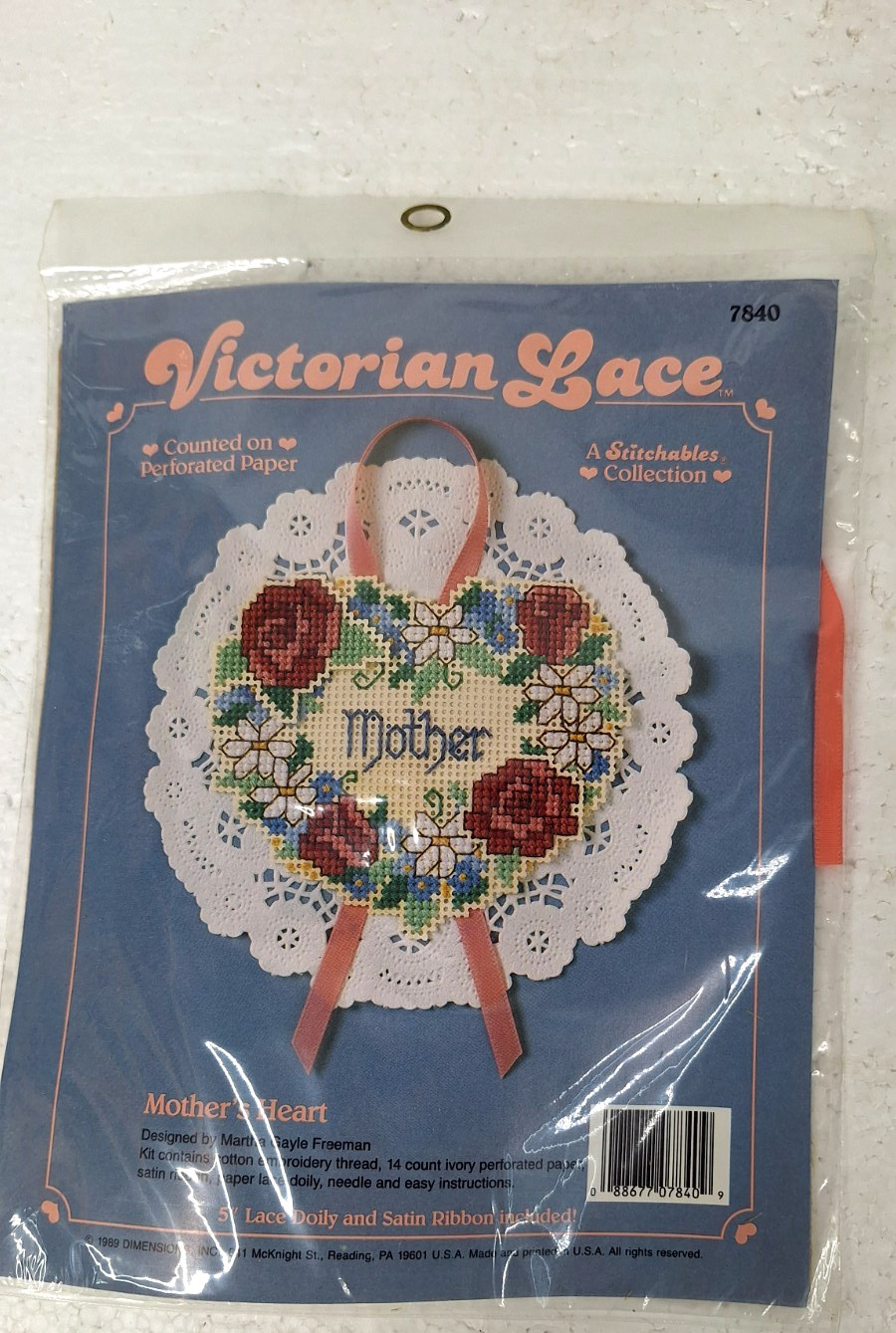 Lot Of 2 Victorian Lace Counted Cross Stitch #7840 & 7830 Kits New Old Stock