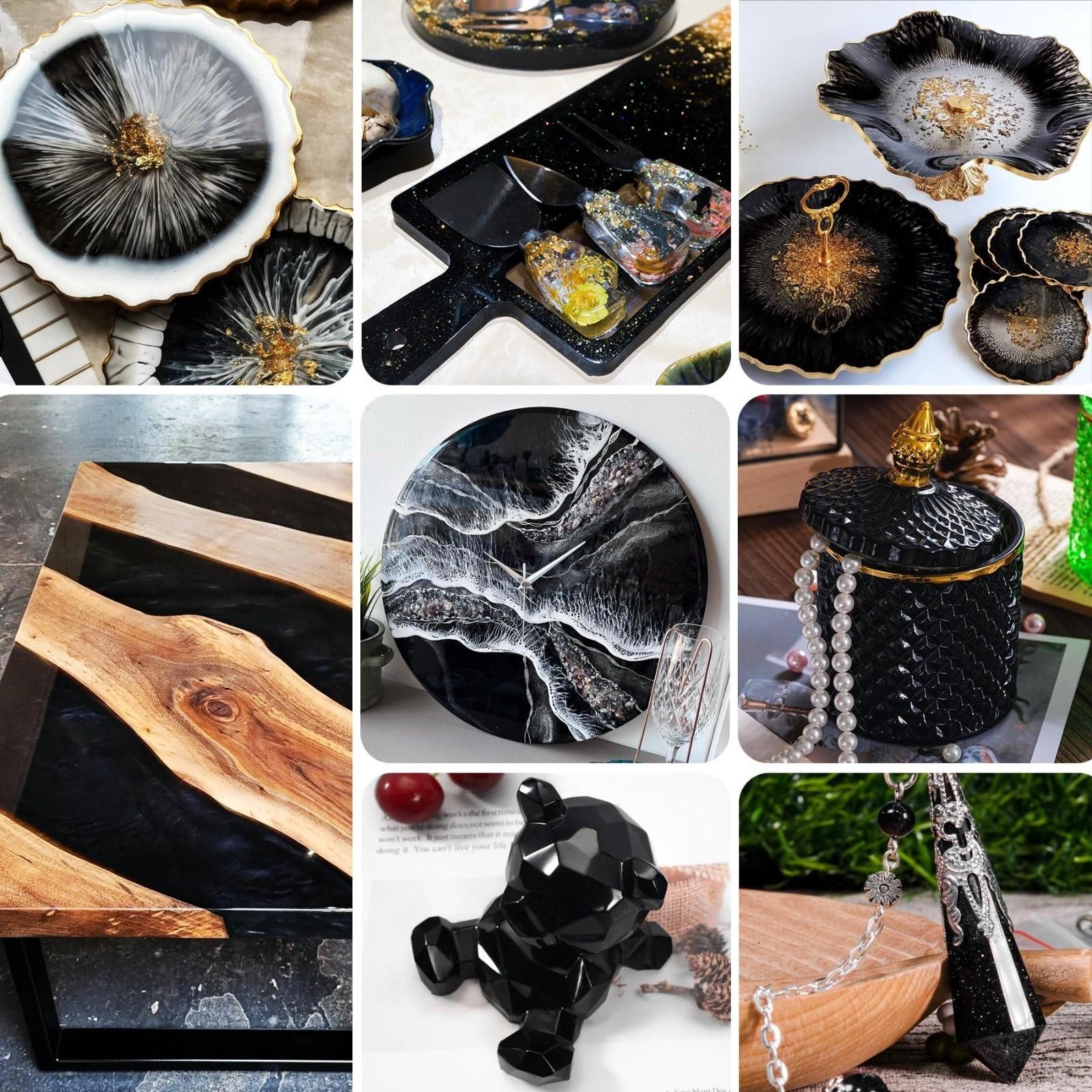 100ml Black Epoxy Resin Pigment Paste High Concentrated Dye Resin Art Uv Jewelry